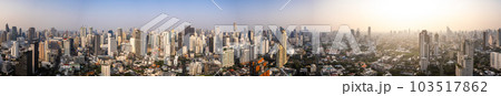 Aerial view of Watthana district in Bangkok, Thailand 103517862