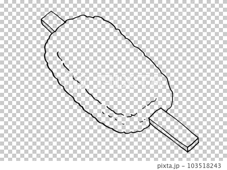 Goheimochi sketch line drawing illustration 103518243