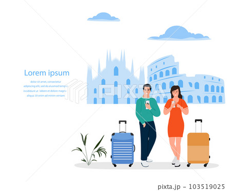People Travel Tourist Italy Europe Summer Holiday 103519025