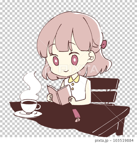 本を読む女性 103519884