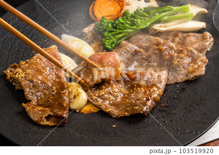 焼きしゃぶ　grilled shabu-shabu  103519920