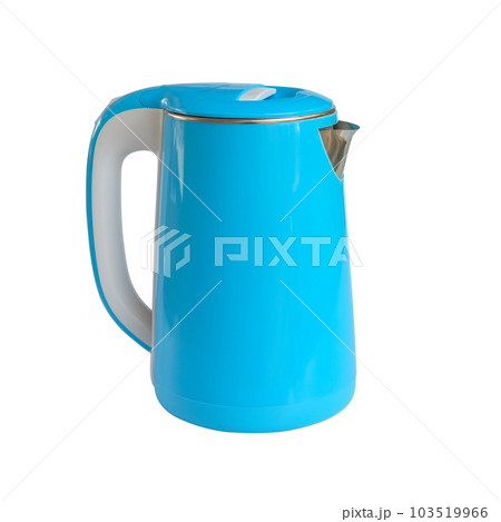 Electric kettle for boiling water on white background. Electric kettle for boiling water on white background. 103519966