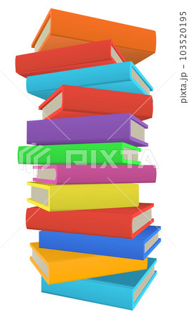 Stack Pile of Books Illustration Stack Pile of Books Illustration 103520195