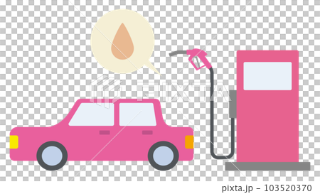 汽油車和汽油稱重機的簡單圖示 103520370