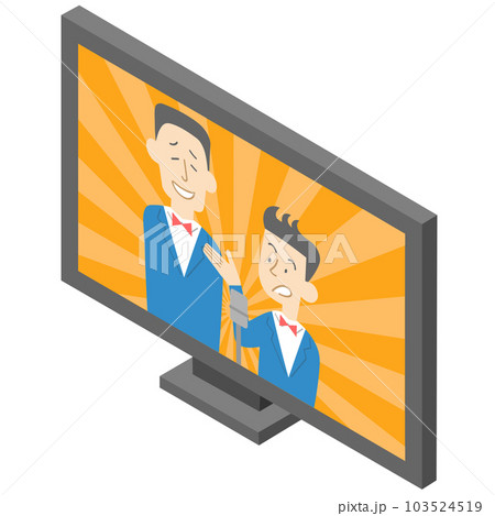 お笑い番組・テレビ アイソメトリック お笑い番組・テレビ アイソメトリック 103524519