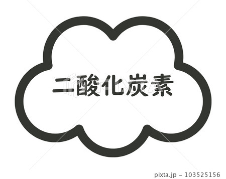 二酸化炭素のアイコン 103525156
