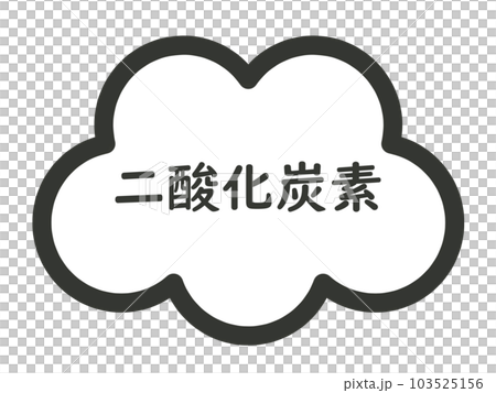 二酸化炭素のアイコン 103525156