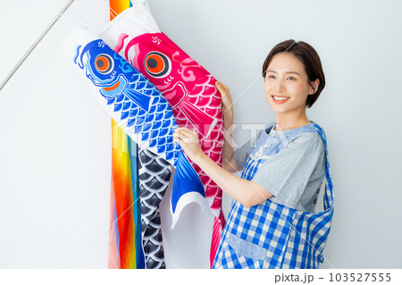 保育士　鯉のぼり 103527555