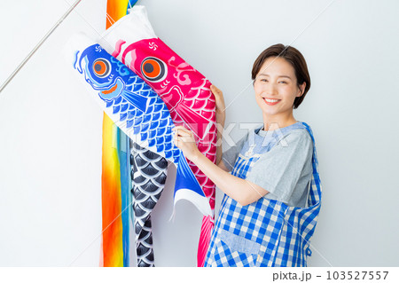 保育士 鯉のぼり 保育士 鯉のぼり 103527557