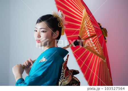 振袖　ロングヘア　　 103527564
