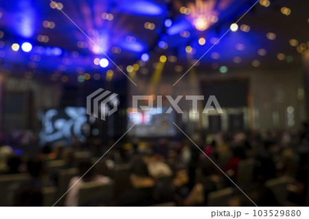 blur image of events seminars or product introductions 103529880