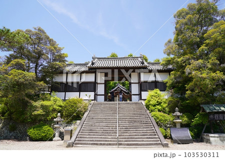 大阪　太子町　叡福寺　二天門（初夏） 103530311
