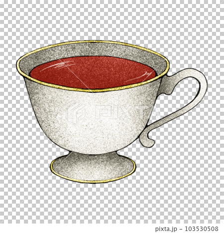 Tea cup with drink (tea) / With main line Tea cup with drink (tea) / With main line 103530508
