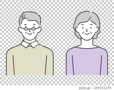 Senior generation male female 103531274