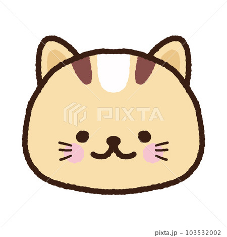 Cat face character graphic elements 103532002