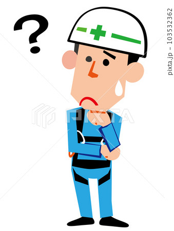 疑問 高所作業者 疑問 高所作業者 103532362