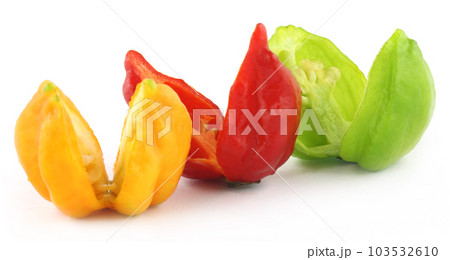 Bhut Jolokia chili pepper or the Naga Morich Bhut Jolokia chili pepper or the Naga Morich 103532610