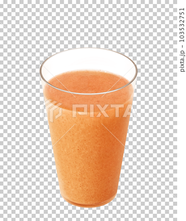 Glass of smoothie, illustration - Stock Image - C039/6331 - Science Photo  Library