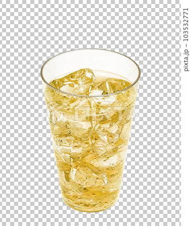 グラス ジャスミン茶 イラスト リアル 103532771