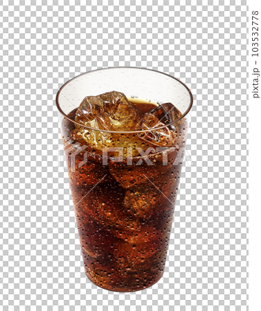 glass cola illustration realistic glass cola illustration realistic 103532778