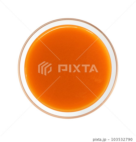 グラスに入ったキャロットジュースのイラスト リアル グラスに入ったキャロットジュースのイラスト リアル 103532790