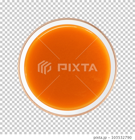 グラスに入ったキャロットジュースのイラスト リアル グラスに入ったキャロットジュースのイラスト リアル 103532790