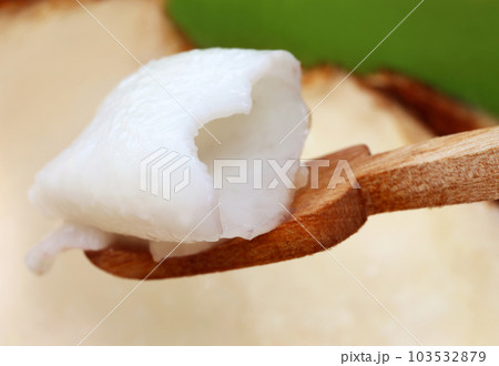 Flesh of young coconut Flesh of young coconut 103532879