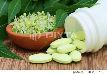 Pills made from medicinal neem Pills made from medicinal neem 103533427