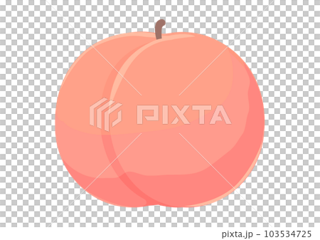 桃のイラスト 103534725