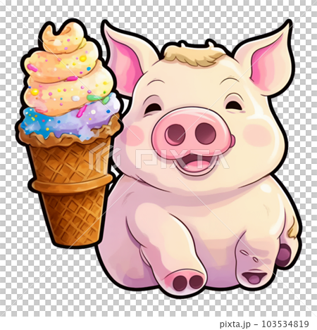 Pork Ice Cream 103534819