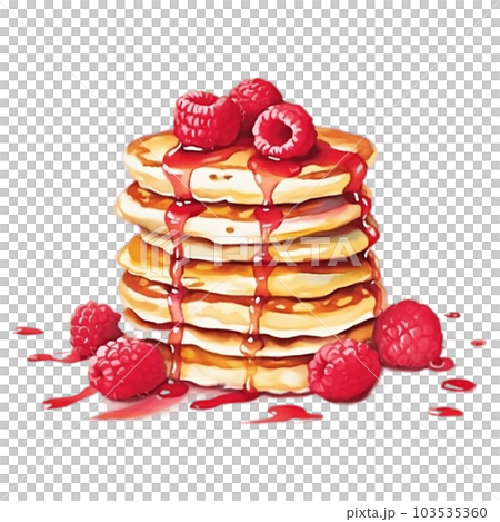 Raspberry Pancakes 103535360