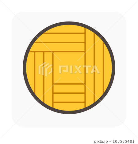 Log wood or timber vector icon design. 103535481