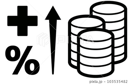 投資系アイコン-値上がり- 103535482