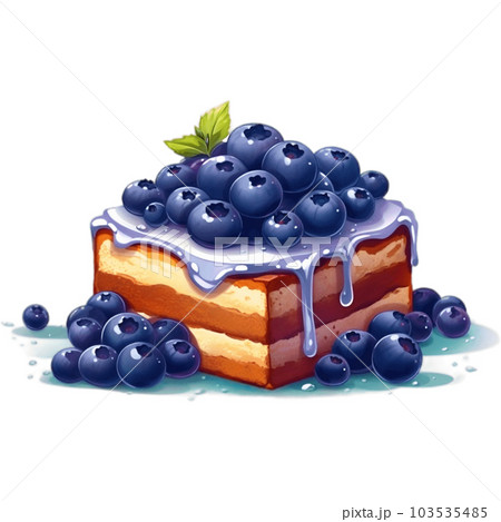blueberry cake blueberry cake 103535485