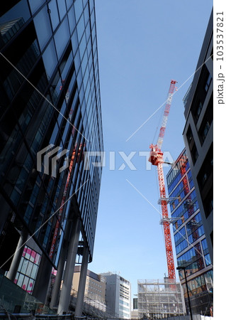 建設中の渋谷サクラステージ 103537821