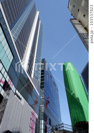 建設中の渋谷サクラステージ 建設中の渋谷サクラステージ 103537823