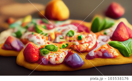 table with homemade cooking food for family.Generative AI 103538176