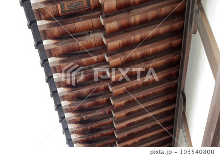 神社の化粧軒裏 103540800