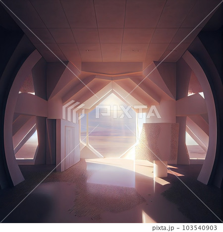 Cinematic detailed interior mechanical creative...のイラスト素材 [103540903 ...