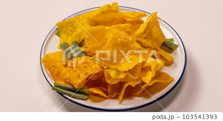 Asian Style food appetizer Deep Fried Wonton 103541393