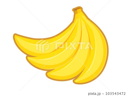 バナナのイラスト バナナのイラスト 103543472