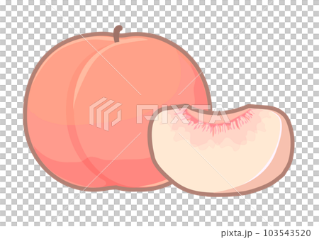 桃のイラスト 桃のイラスト 103543520