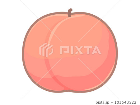 桃のイラスト 桃のイラスト 103543522