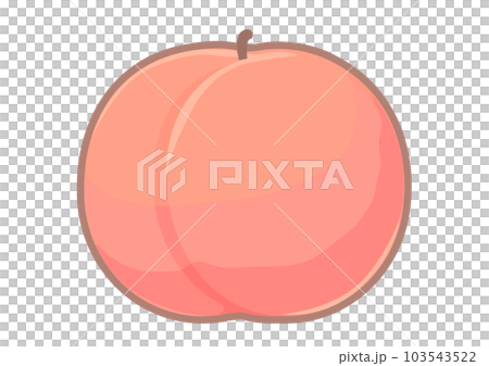 桃のイラスト 桃のイラスト 103543522