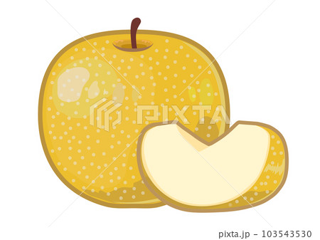 梨のイラストのイラスト素材 [103543530] - PIXTA