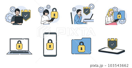 人物 ビジネスおしゃれイラスト素材 人物 ビジネスおしゃれイラスト素材 103543662