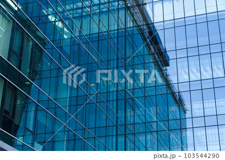 Modern office glass building. Business center 103544290