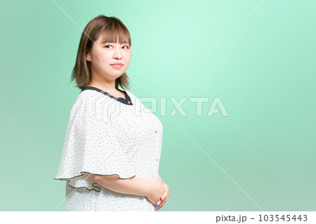 ぽっちゃり体型の若い女性 ビジネスカジュアル プラスサイズモデル ぽっちゃり体型の若い女性 ビジネスカジュアル プラスサイズモデル 103545443