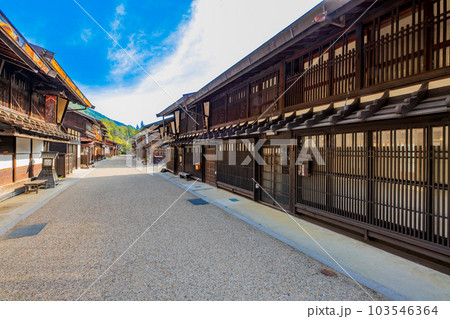 長野県 中山道 奈良井宿の町並み 長野県 中山道 奈良井宿の町並み 103546364