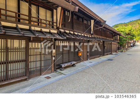 長野県 中山道 奈良井宿の町並み 長野県 中山道 奈良井宿の町並み 103546365